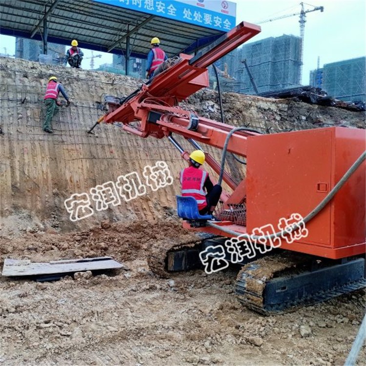 生產(chǎn)多功能液壓錨固鉆機，山體護坡鉆孔機