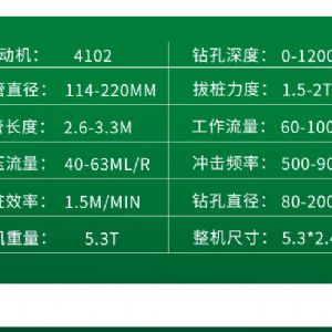 輪式護(hù)欄打樁機(jī)（小四輪打樁機(jī)）
